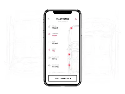 Audi MMi Connect Application app concept design desktop ios iphone layout minimal minimalism simple ui ux