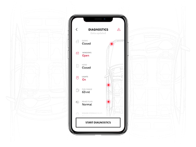 Audi MMi Connect Application app concept design desktop ios iphone layout minimal minimalism simple ui ux