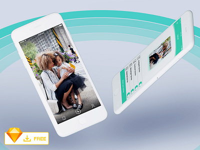 [freebie] Stories app app files freebie sketch stories ui