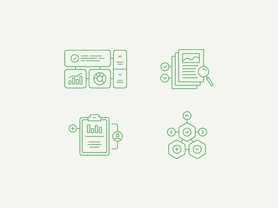 Analytics + Research analytics data icon illustration information monoweight research symbol