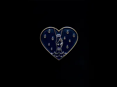 Enamel Pin for Harvey Relief enamel harvey houston pin relief