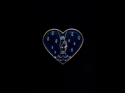 Enamel Pin for Harvey Relief enamel harvey houston pin relief