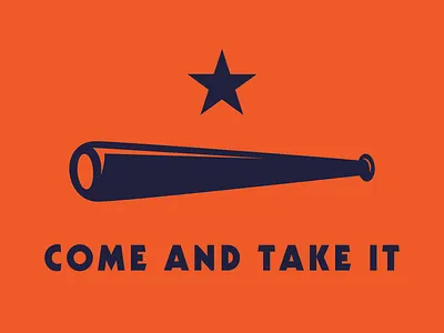 Come & Take It astros baseball come flag houston it take texas