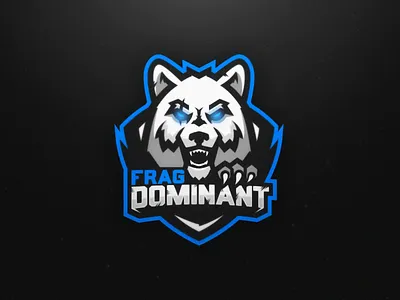 Frag Dominant branding claw esports esports logo gaming gaming logo mascot mascot logo sports wolf