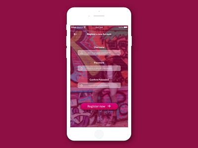 Register 2.0 app register app screen app ui illustration iphone iphone mockup register now register screen sign up ui uiux ux