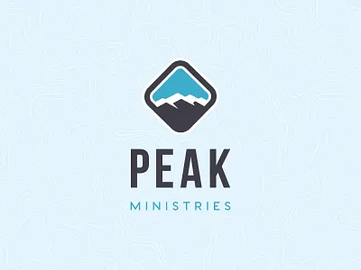 Peak Ministries church logo ministries mountain peak youth group