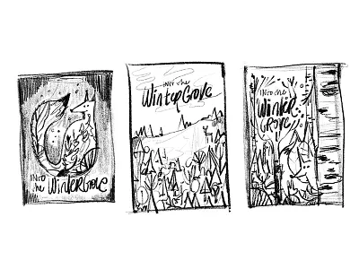 Winter Grove Illustration concept illustration sketch thumbnail