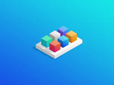 Shadow Study api colourful ecommerce gradient isometric marketing moltin product web