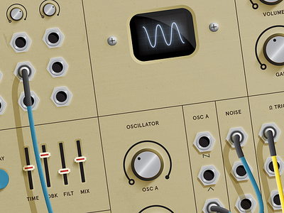 still getting synthy 🎛️ illustration modular music plugmeinbaby synth synthesizer ui wip