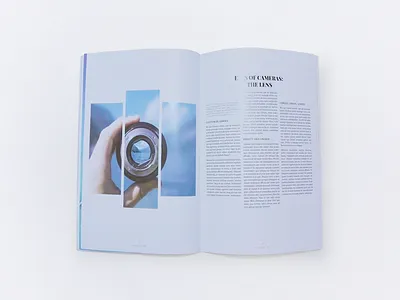 Magazine Design clean layout leeseul magazine minimalism photography print design production