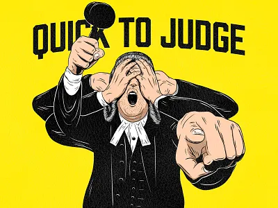 Quick To Judge art design drawing graphic graphic design illustration illustrator
