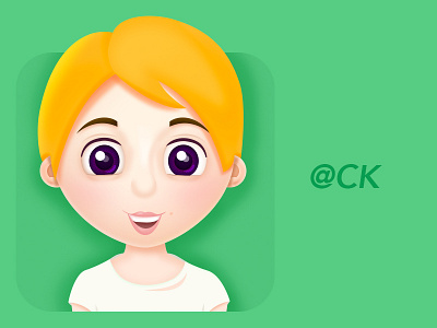 My colleague CK green person
