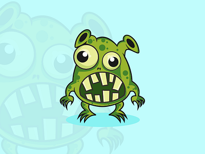 monster cartoon illustration mascoot