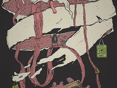 metamorphosis illustration for a skateboard wall dark deconstruction fargo gandalf heart kafka metamorphosis photoshop veins