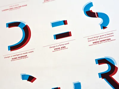 Mavis Poster Detail brochure layout marketing poster print quotes typography