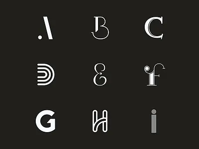 „26 letters in 26 days“ - Challenge alphabet black and white font handlettering lettering type typography