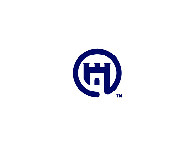 Real Estate logo castle croatia door fortress house icon logo logo design real estate
