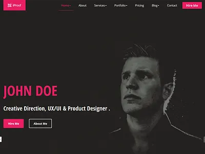 iProof - Multipurpose HTML Template agency behance blog branding designer dribbble freelancer gallery lawyer marketing photographer portfolio
