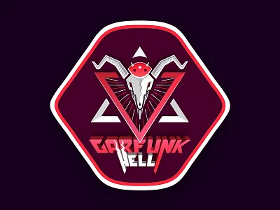 Logo Roller Derby derby goat hell identity logo mascot roller satanic sport vector