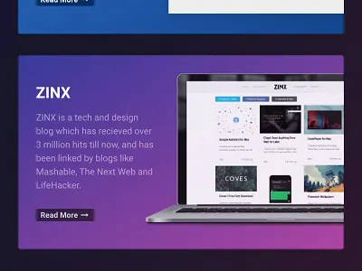 Project Cards blue card cards colors dark gradient pink red typography ui ux