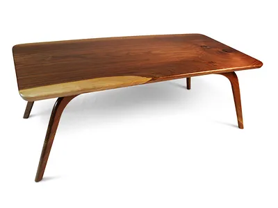 Walnut Elements Coffee Table 3 elements design coffee shop coffee table design furniture furniture design home industrial design live edge mid century modern studio vestri walnut coffee table