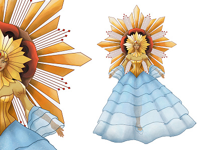 Sinulog Festival Queen Costume Design art concept costume design fashion festival queen sinulog