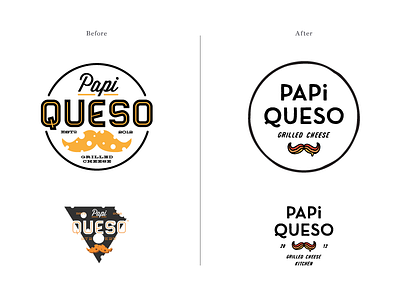 Papi Queso I branding collateral graphic design lettering photography print typography