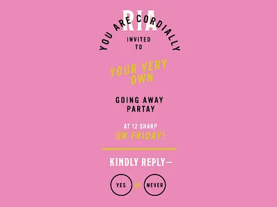 Going Away Party type