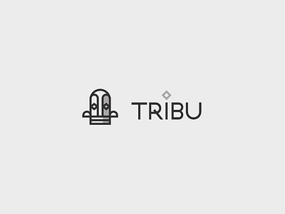 Tribu Logo geommetry iconic logo minimal tribe trival