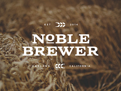 Noble Brewer: Logo branding graphic design identity logo case study beer logo design