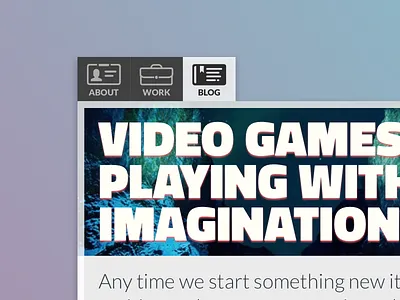 Header Navigation - 053 053 dailyui header icon menu navigation