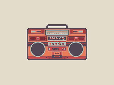 Boombox | Audio Player Series audio boom box boombox cassette cd music old school radio