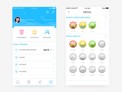 Day set 09 app i medal ui ux