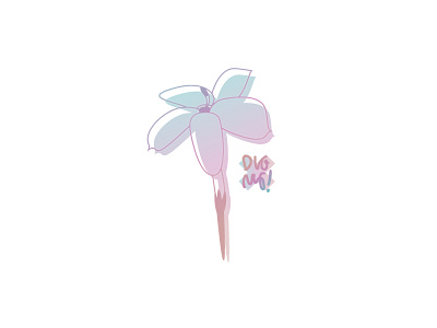 Jasmine beauty design diomg flower gradient illustration jasmine logo