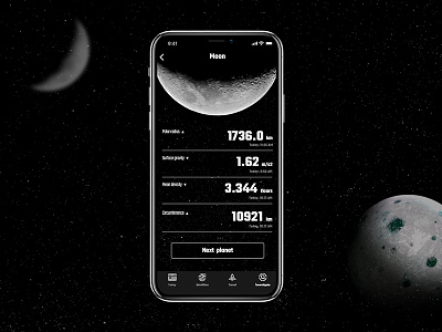 Space Traveler app apple health iphone moon planet space traveler x