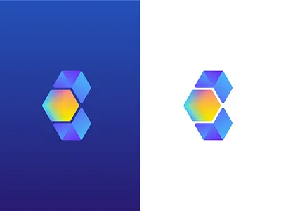 Binary Frontier - Logo Design b binary bit breakthrough coin crypto cryptocurrency currency educate future monogram