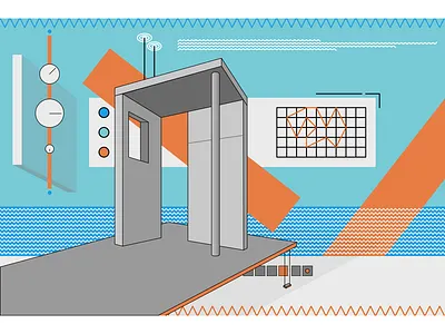 Combined Art I 2d 3d abstract affinity designer art combined lines simple