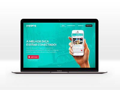 Yupping App interaction mobile ui ux