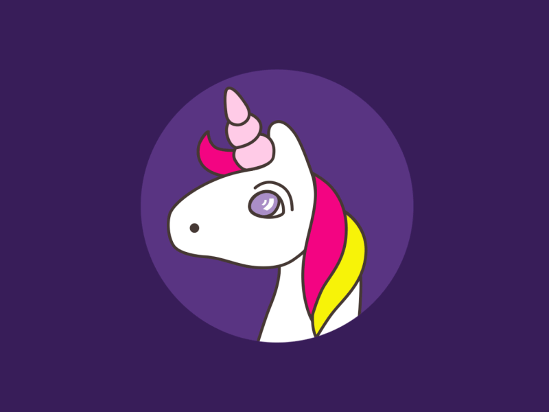 Unicorn 2d 2d animation adobe after effects animation flat animation horse illustration motion motion design motion graphics unicorn