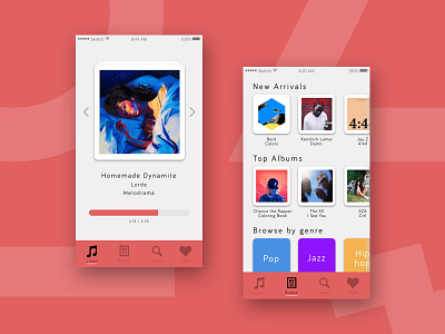 Music Player app dailyui interface ios app mobile app music ui