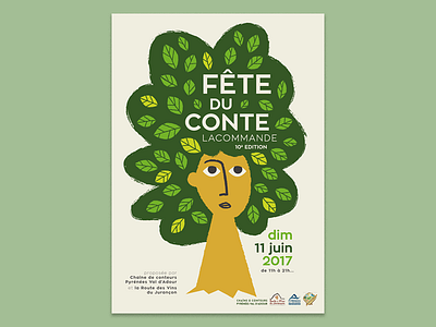 Fête du conte illustration poster