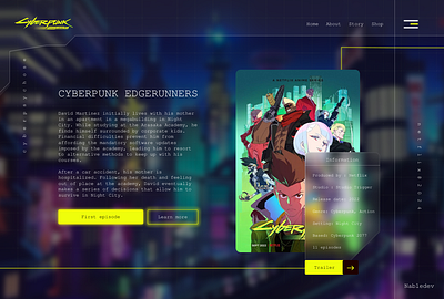 Cyberpunk futuristic design cyperpunk futuristic webdesign