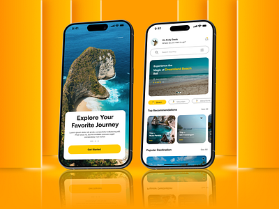 Tour Mobile App UI design app graphic design mobile app tourism app ui ui mobile app ui tour app ui vacation app uiux