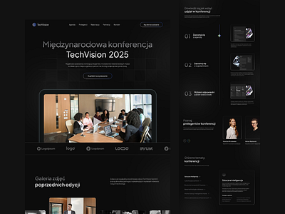 🚀 TechVision 2025 Landing Page design designinspiration landingpage ui ux uxdesign webdesign