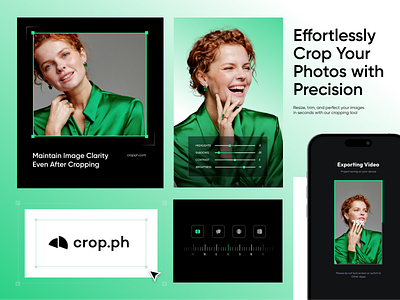 Design for crop.ph service 🏞 app brand and identity brand identity branding design graphic design identity mobile app product design vector visual identity visualidentity