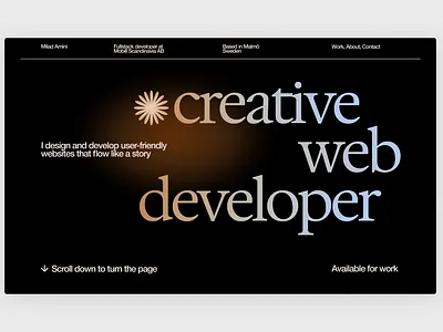DailyUI #003 - Landing Page branding dailyui landingpage portfolio ui ux