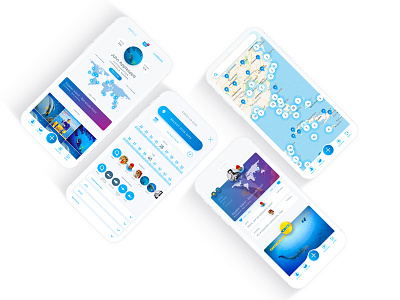 Oceans 2.0 Whale Shark app oceans product design ui ux