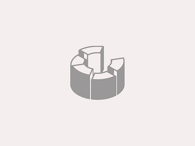 Foundation bank banking c castle chart citadel custom data finance graph letter pie ring trading type typography