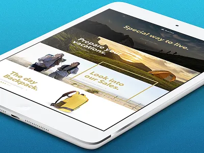 Quechua art direction design digital e commerce free live outside product sales tends webdesign