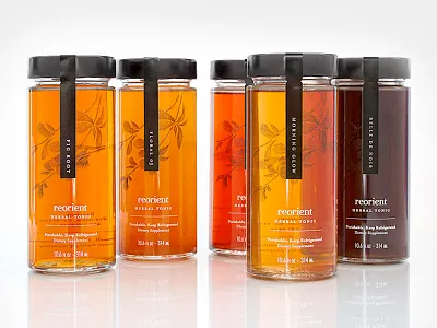 Reorient: Packaging branding elegant graphic design illustration packaging packaging design